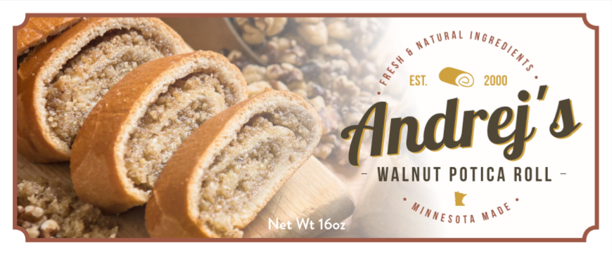 Andrej's Walnut Potica Roll